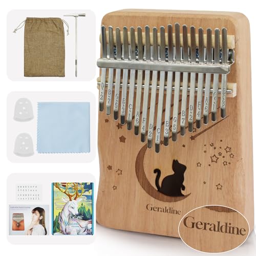 Image of 17 Key Kalimba Thumb Piano - Personalized with Your Name, Engravable Finger Piano, Perfect Musical for Birthdays & Holidays-D