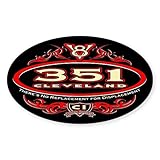 CafePress 351 Cleveland Oval Car Bumper Sticker