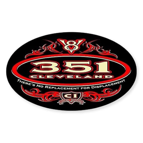 CafePress 351 Cleveland Oval Car Bumper Sticker