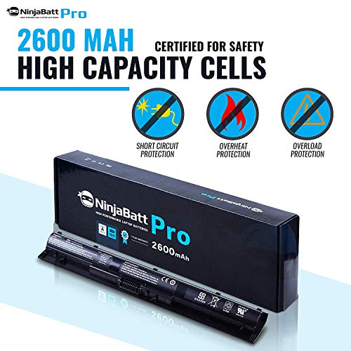 NinjaBatt Pro Battery for HP 800049-001 K104 800010-421 KI04 KIO4 HSTNN-LB6R 17-G121WM TPN-Q160 TPN-Q158 TPN-159 TPN-Q161 TPN-Q162 HSTNN-DB6T 800050-001 – Samsung Cells [4 Cells/2600mAh/38Wh] - Thumbnail 4