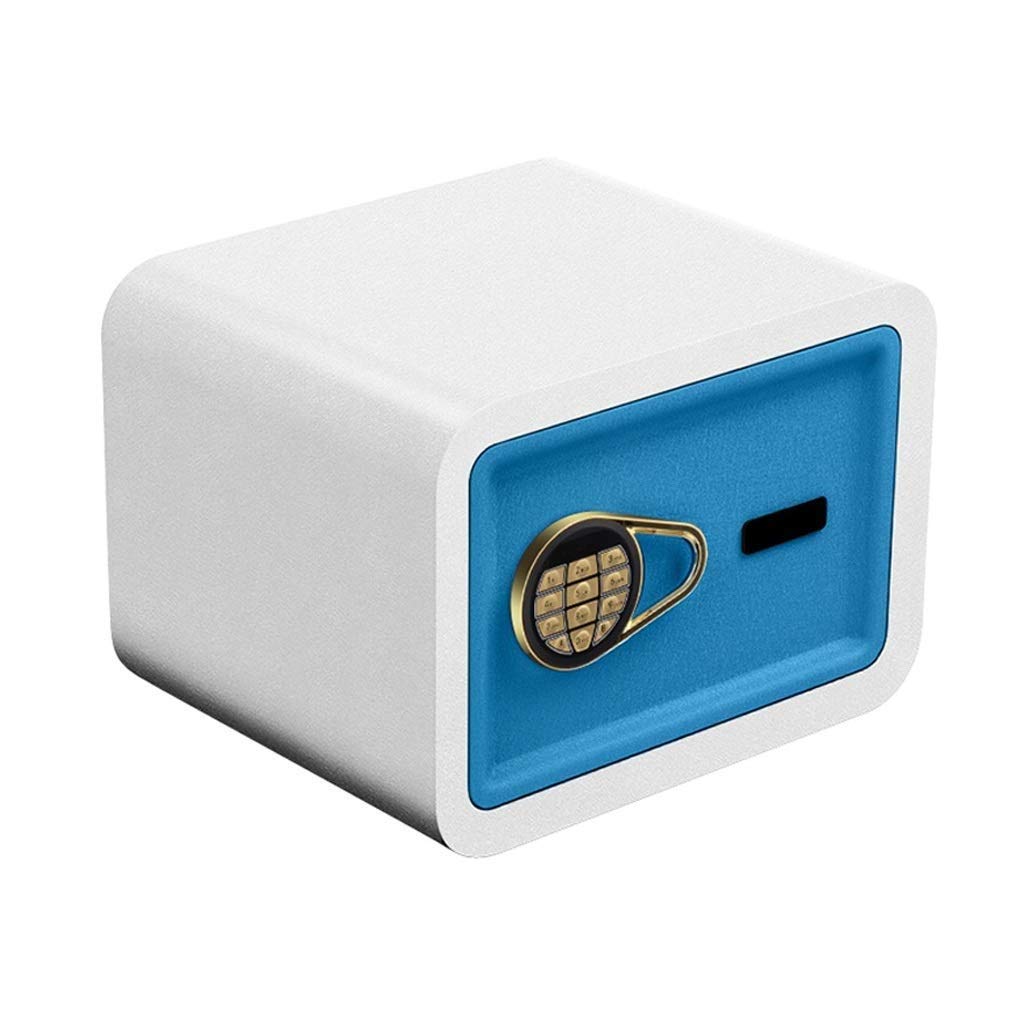 Scatole e organizzatori Cassaforte Elettronica con Password e Chiave di Apertura di Emergenza 2 Doppie 350 * 250 * 250 mm, cassaforte per armadietto bancario con Singolo