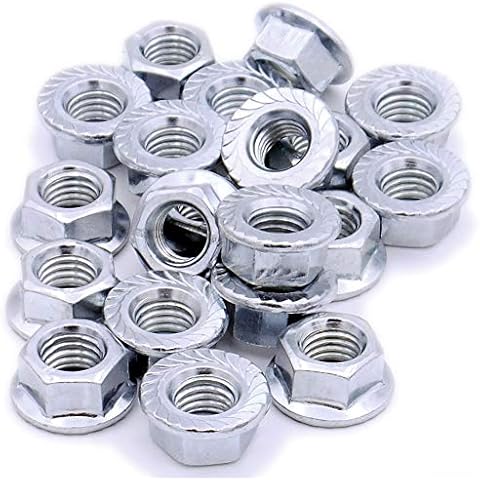 M8 (8mm) Serrated Flange Hex Nut - Stainless Steel (A2) (Pack of 20) Cover