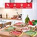 durony 168 Pieces Ugly Sweater Christmas Paper Plates Ugly Sweater Party Decorations Xmas Disposable Dinnerware Set Ugly Party Plates Napkins Cups Cutlery Party Supplies Set, Serves 24 Guests