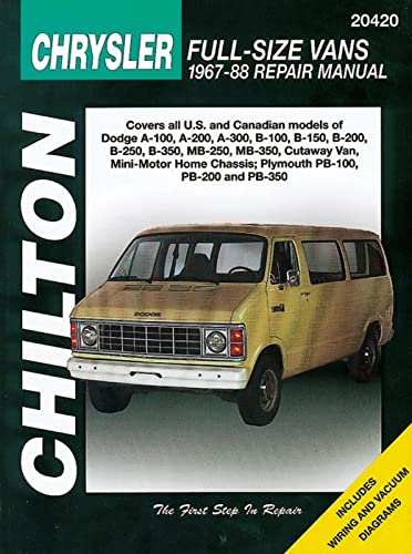 Chrysler Full-Size Vans, 1967-88 (Chilton Total Car Care Series Manuals)