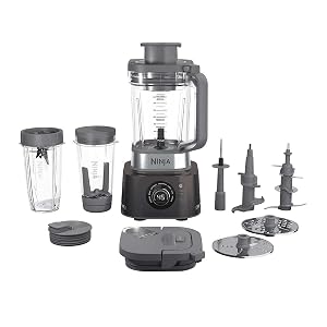 Ninja CO401B Foodi Power Blender Ultimate System with 72 oz Blending Food Processing Pitcher XL Smoothie Bowl Maker