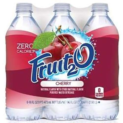 Kraft Fruit 2O Natural Cherry Beverage, 16 Ounce -- 24 per case.