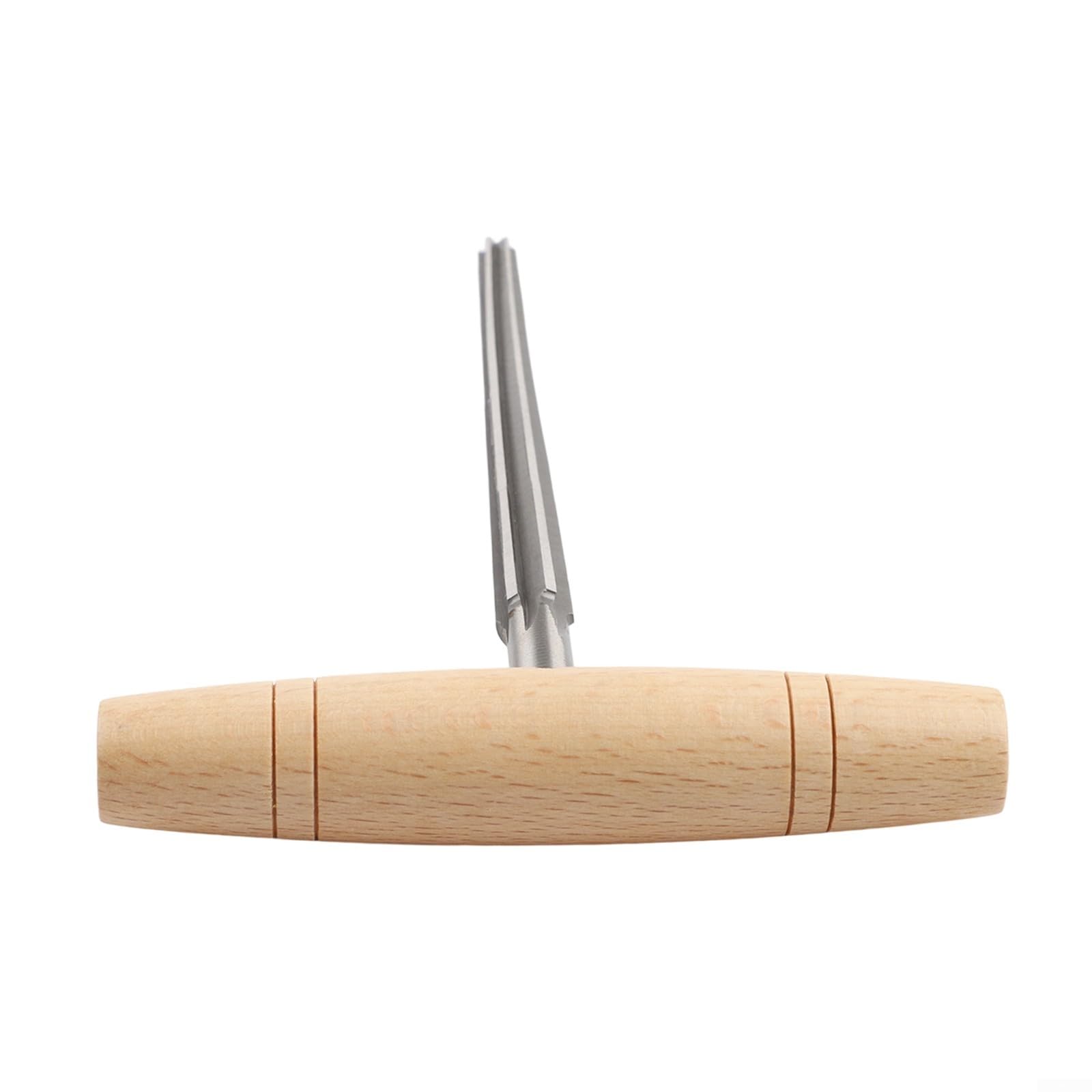 Herramienta de escariador de clavijas de violín de acero inoxidable con mango de madera, para reparación de agujeros de cuerda de violín de 3/4 y 4/4 y por Luthiers