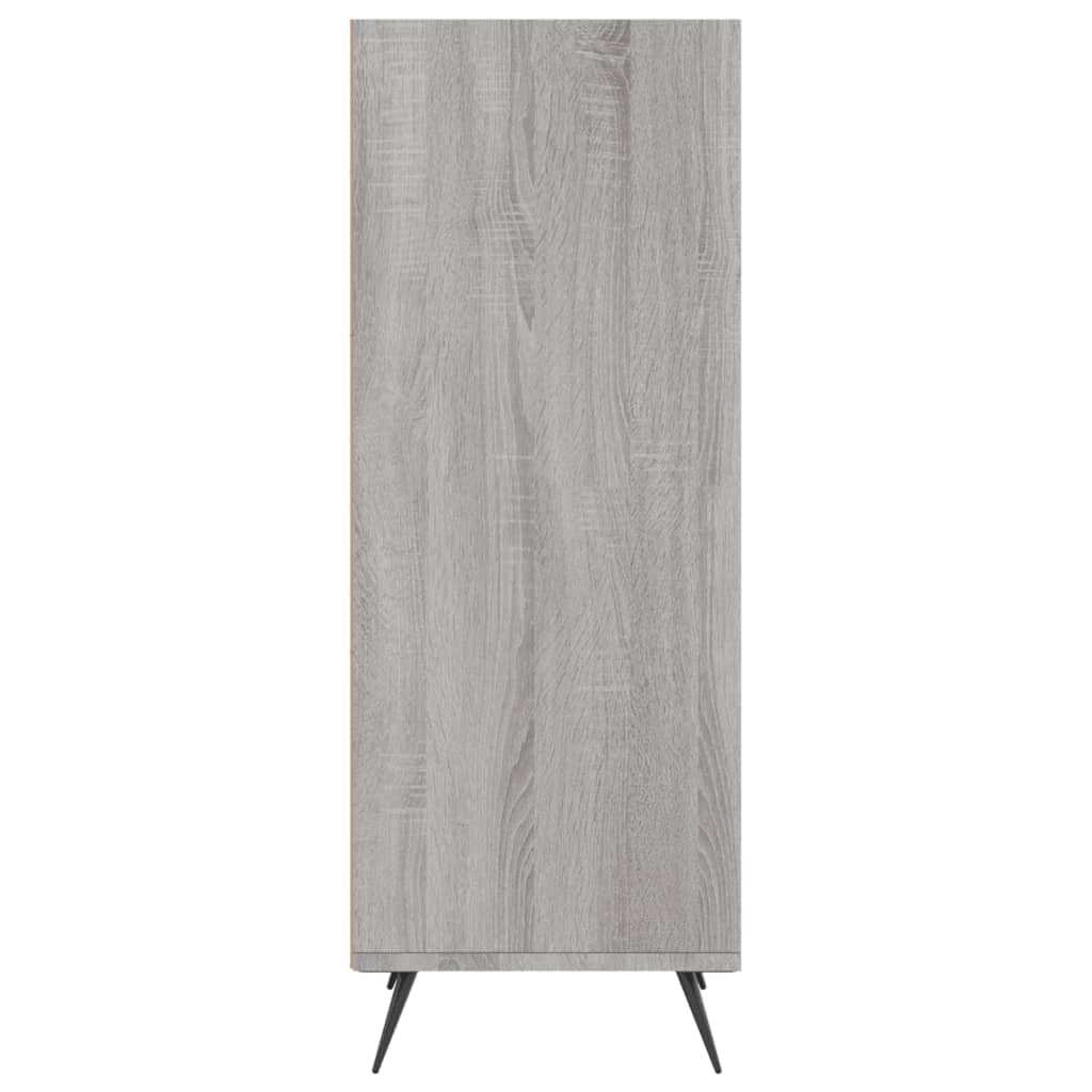 Credenze Cucina 34,5x32,5x90 cm Grigio Sonoma Legno Multistrato Moderna Buffet Struttura Robusta Armadietto Versatile Mobile Laterale Sala da Pranzo Piano Robusto e Stabile per Piante