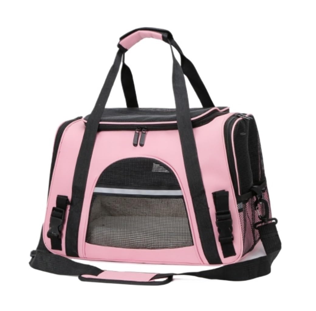 Zaino Animali Zaino per Animali Domestici Elegante E Comodo, Frontale Regolabile Confortevole per Borsa da Viaggio per Cani Gatti Animale(E)