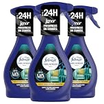 Febreze Fabric Freshener Spray Bundle – 3 x 500ml Unstoppables Fresh, Water-Based Fabric & Carpet Odour Eliminator, Room & Home Air Freshener Spray with Card – Bulk Buy Pack