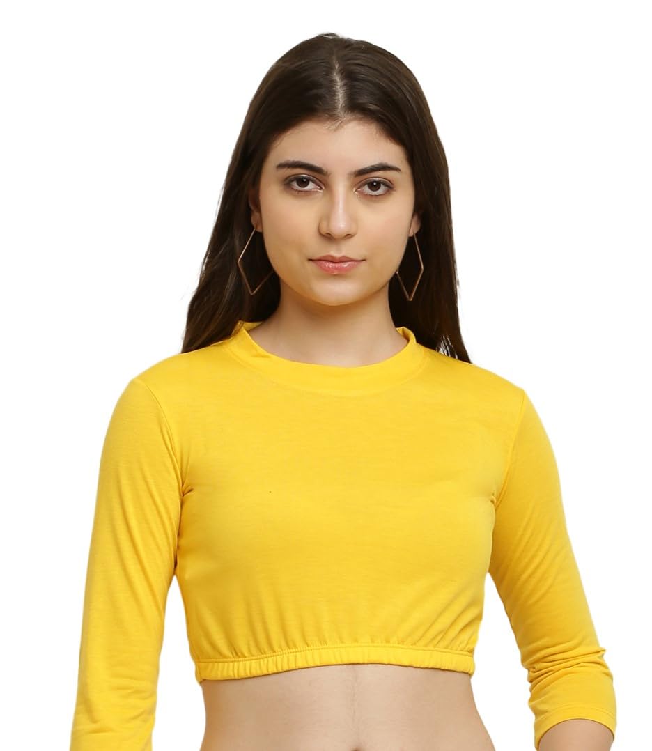 Women's Casual Long Sleeves Round Neck Stylish Top || Small to 10XL || 12 Colours ||-picture-24