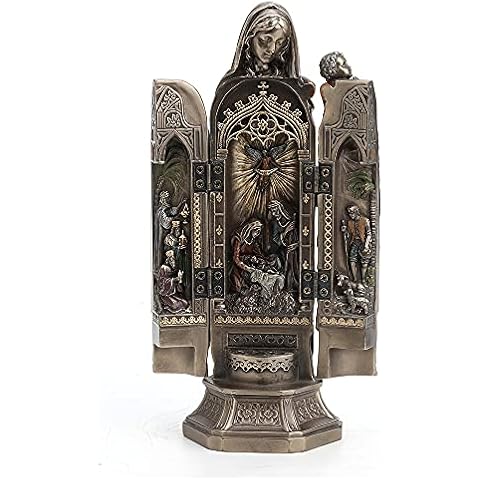 Veronese Design 7 7/8 Inch Madonna Triptych Cover