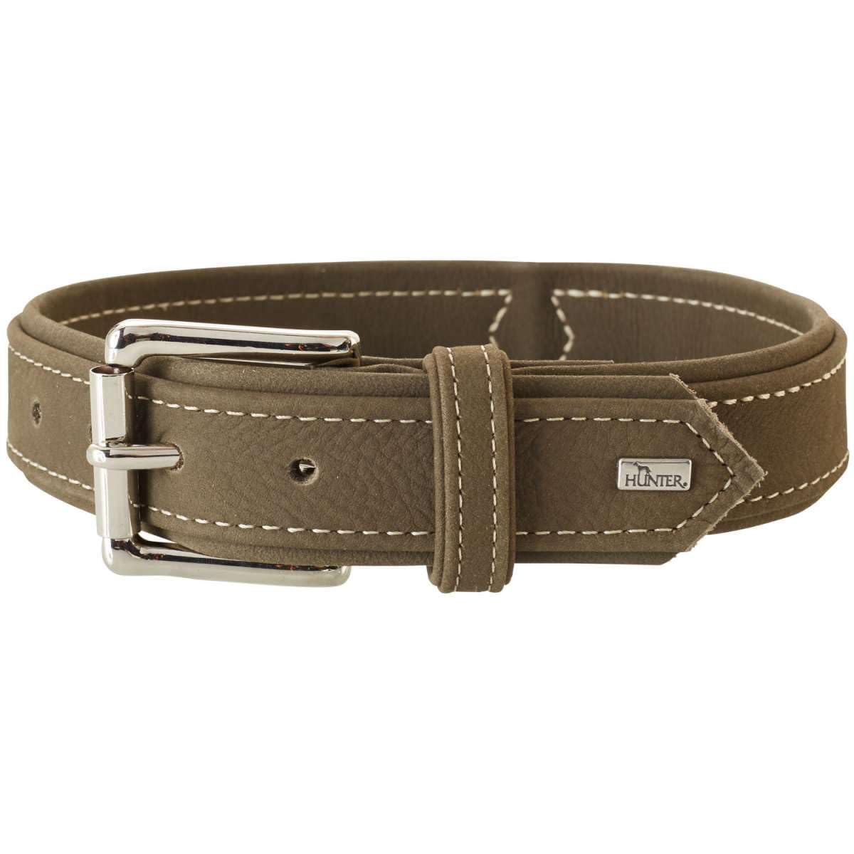 Hunter® Teckelhalsband München Olive / Cognac