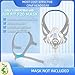 3Pcs Airfit F20 CPAP Headgear for Men & Women -Adjustable Anti Leak Head Strap, CPAP Mask Headgear Straps with Clips, Comfort Fit for Side/Back Sleepers, Lightweight & Machine Washable (Without Mask)