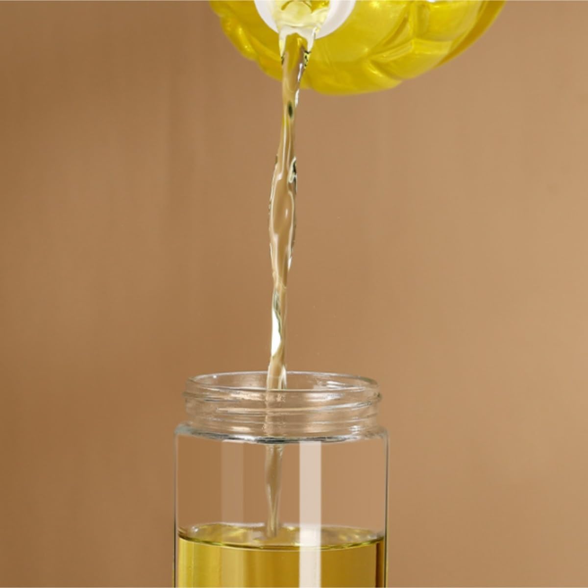 Dispenser per Salsa di Soia 2 Pezzi Bottiglia Di Olio Di Vetro Serbatoio Di Olio Da Cucina A Prova Di Perdite Non Appendere Bottiglia Di Olio Salsa Di Soia Aceto Contenitore Dell'olio
