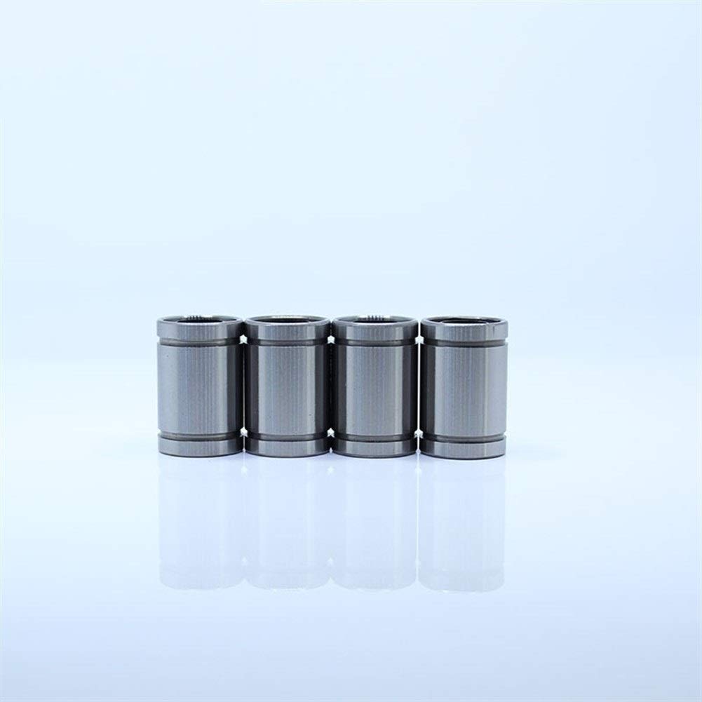 Roulement linéaire LM4UU LM5UU LM6UU LM8UU LM10UU ABEC-5 LM Roulement à billes linéaire (LM10UU A5 4 pièces)
