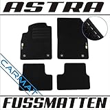Fußmatten passend für Opel Astra J IV 4 Bj. 2009- mit LOGO