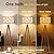QFHOMTEOL Wood Tripod Floor Lamp Seamless Doodle Warm Peach Beige Used for Modern Standing Lamp Linen Lampshade Dimmable Tall Lamp Mid Century Floor Lamp for Living Room Bedroom