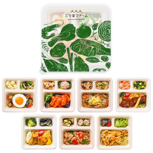 三ツ星ファーム 世界の味/グルメ 甘辛アジアン 7食 冷凍弁当 ダイエット 低糖質 高タンパク質 低カロリー