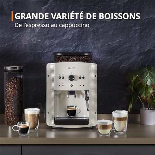 Krups Automatic Coffee Machine 1.8 L 15 Bar, Cappuccinoplus Nozzle) White