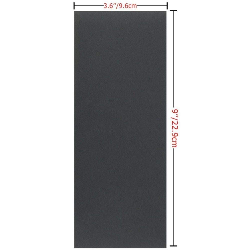 90 pièces 9 * 3.6 pouces papier abrasif sec humide 400 à 3000 grains assortiment feuilles de papier abrasif pour poncer la finition des meubles en bois