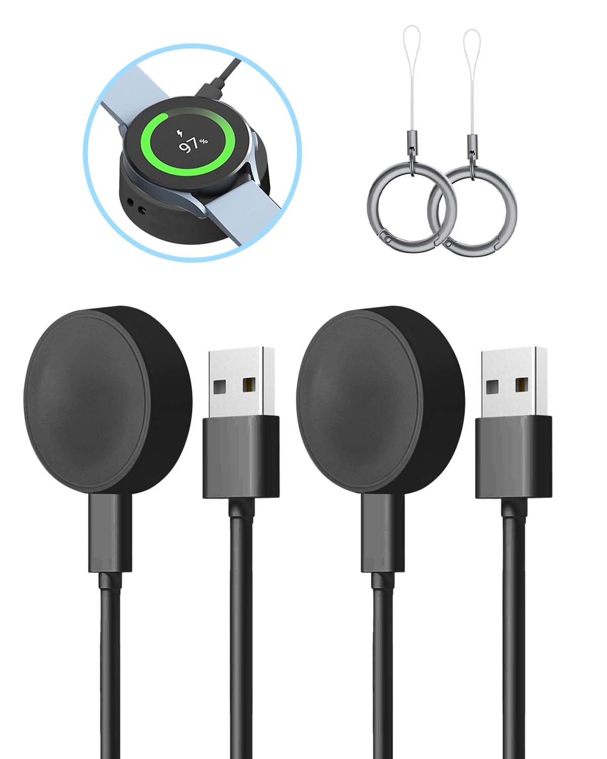 Amazon.co.jp: Samsung スマートウォッチ 充電ケーブル 充電器 USB充電 
