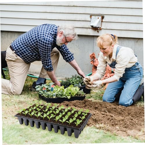 Plateaux semis robustes et extra-profonds de 50 alvéoles pour jardin