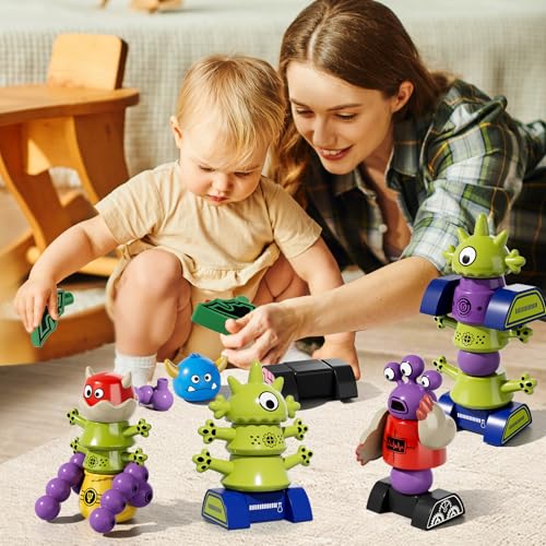 Temi 505 Magnetic Robot Toy For Kids 3-5 Years Old thumb #6