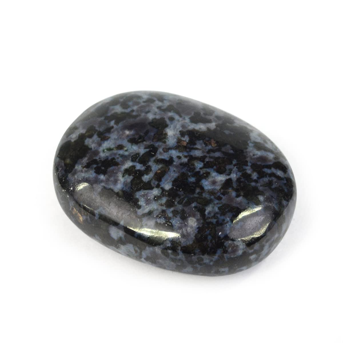 CrystuCrystu, Natural Multi Flourite Palm Stone for Relaxation, Meditation, Crystal Healing Gemstones Big Size 5 CM