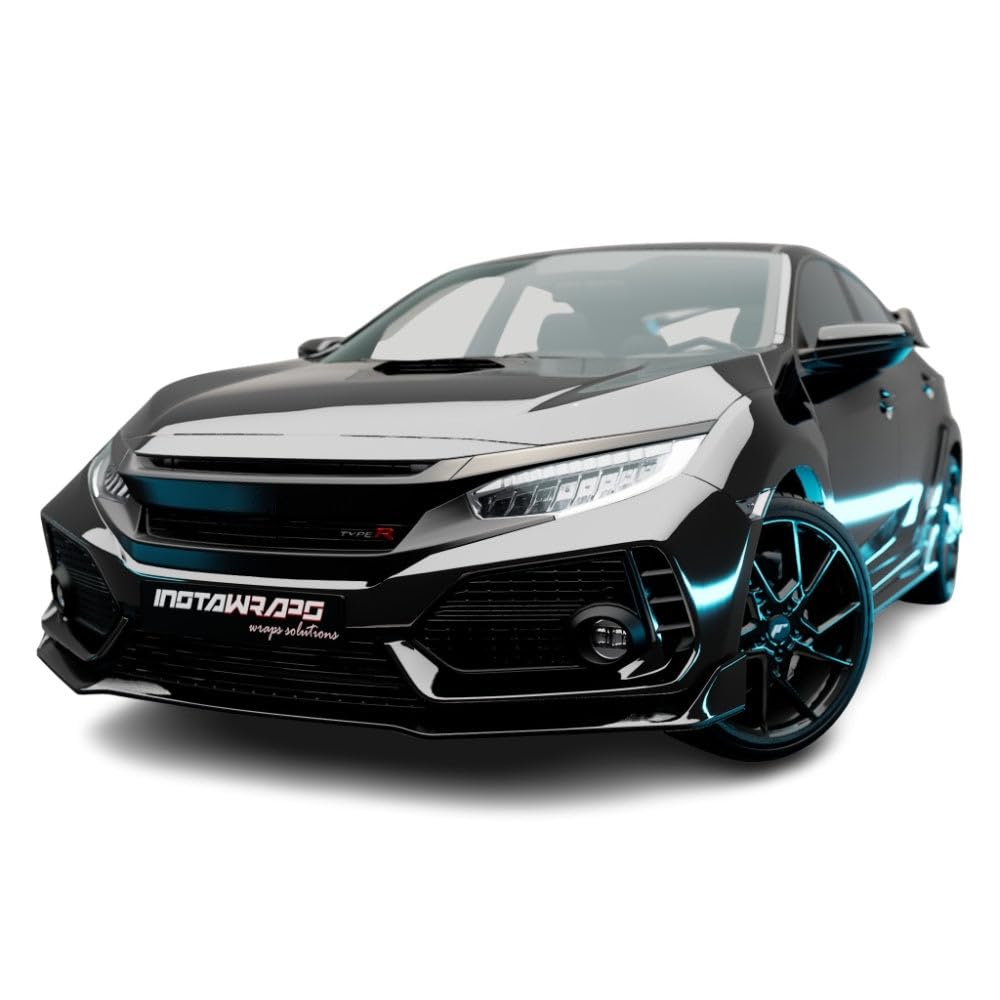 sv43-c black and silver with chrome lip Avery SF100-196-S CONFORM 3in x 5in (SAMPLE SIZE) Car Wrap Vinyl Accent Film Mirror Finish : Automotive positive