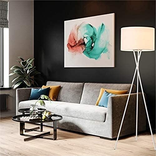 Lámpara de pie nórdica de hierro para iluminar y decorar tu salón con elegancia 4