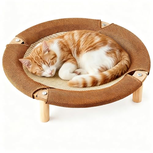 Grattoir chat tapis en jute naturelle et lit de couchage doux