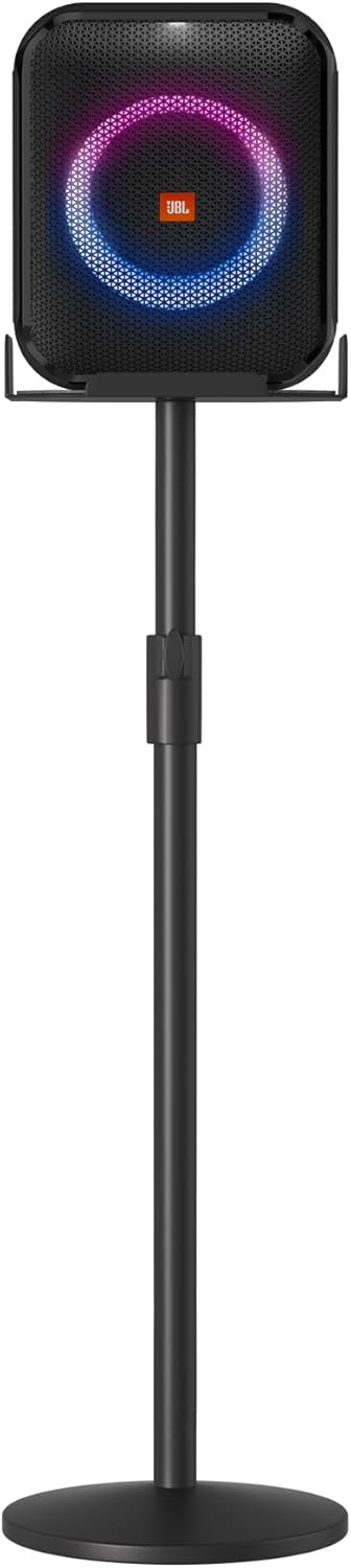 Speaker Stand for JBL Partybox Encore Essential, All Metal Heavy Base Speaker Pole Stand, Height Adjustable（Holds 44lbs）