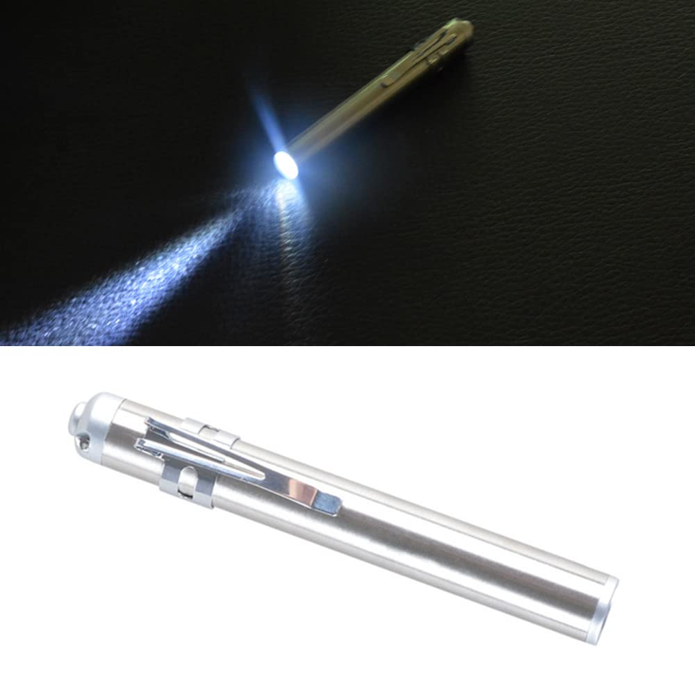Mini Pen Torch Light Diagnostic Medische Penlight, Mini Herbruikbare LED Penlight Zaklamp Pen Zaklamp voor Thuis Outdoor Arts Verpleegkundige EMT Emergency (Goud, 1 Pack Mini Pen Torch Light Diagnostic Medische Penlight, Mini Herbruikbare LED Penlight Zaklamp Pen Zaklamp voor Thuis Outdoor Arts Verpleegkundige EMT Emergency (Goud, 1 Pack