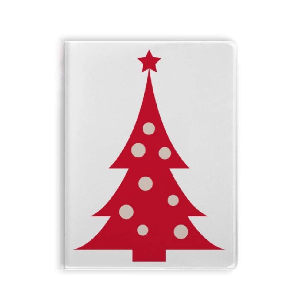 Carnet de notes Noël rouge à offrir, idée cadeau avec couverture souple
