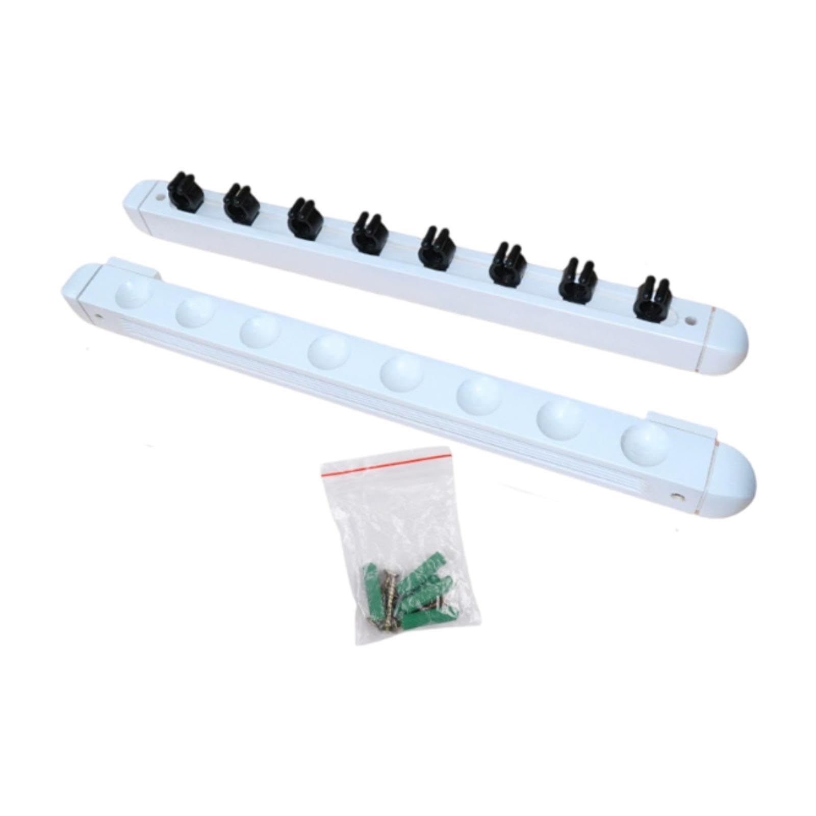 Harilla Billard-Queue-Ständer, Billard-Stockhalter aus Holz für 8 Queues, Billard-Queue-Ständer zur Wandmontage für den Billardraum des