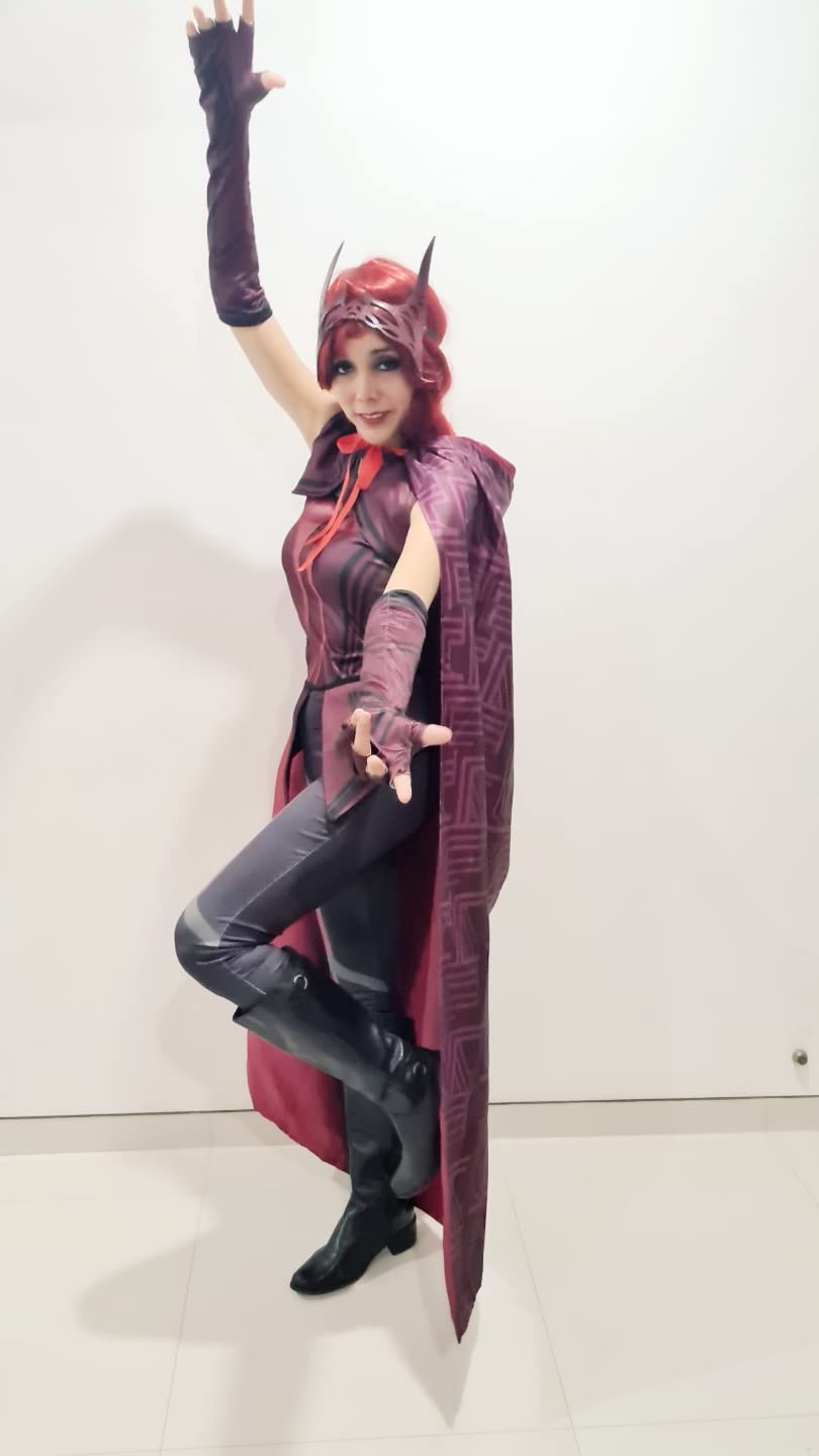12/mo Finance Wanda Maximoff Costume Cosplay Wanda Vision Cloak Top