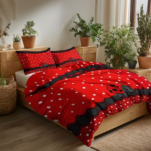 Housse de couette 220x240 douce en microfibre imprimée avec fermeture éclair - 6