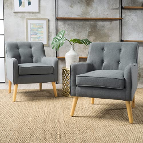 Sillón Tela Gris Plegable miniatura 2