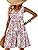Womens Summer Sundress Boho Floral Casual Tank Dresses with Pockets Sleeveless Tiered Swing A Line Beach Dress