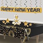 Beistle Gold 3-D Foil Star Centerpieces, 9-Count – Metallic Starry Table Decorations in 3 Sizes for New Year’s Eve, Awards Night, Graduation, Hollywood Party, Anniversary and Celebration Events - Image 5
