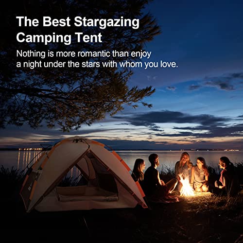 BETENST Camping Zelt, Pop Up Zelt 3 Personen Familie Kuppelzelt Wasserdicht Winddicht mit 2 Mesh-Tür, 2 Mesh-Fenster… – Ansicht 9