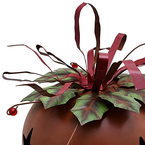 Rustic Metal Jingle Bell Decoration Cut Out Star Decorative Jingle Bells Christmas Tree Ornament Xmas Holiday Decor Rustic Red (XL)