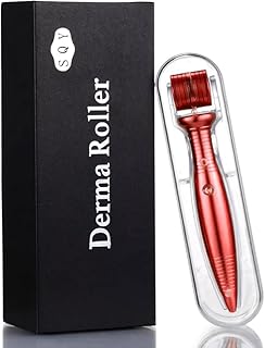 مجموعة ديرما رولر لتجديد شباب البشرة، تحتوي على 540 إبرة دقيقة بلون ذهبي ومصنوعة من التيتانيوم للعناية بالوجه والجسم، توفر إمكانية تعزيز الكولاجين ومعالجة الشيخوخة (0.5 ملم)