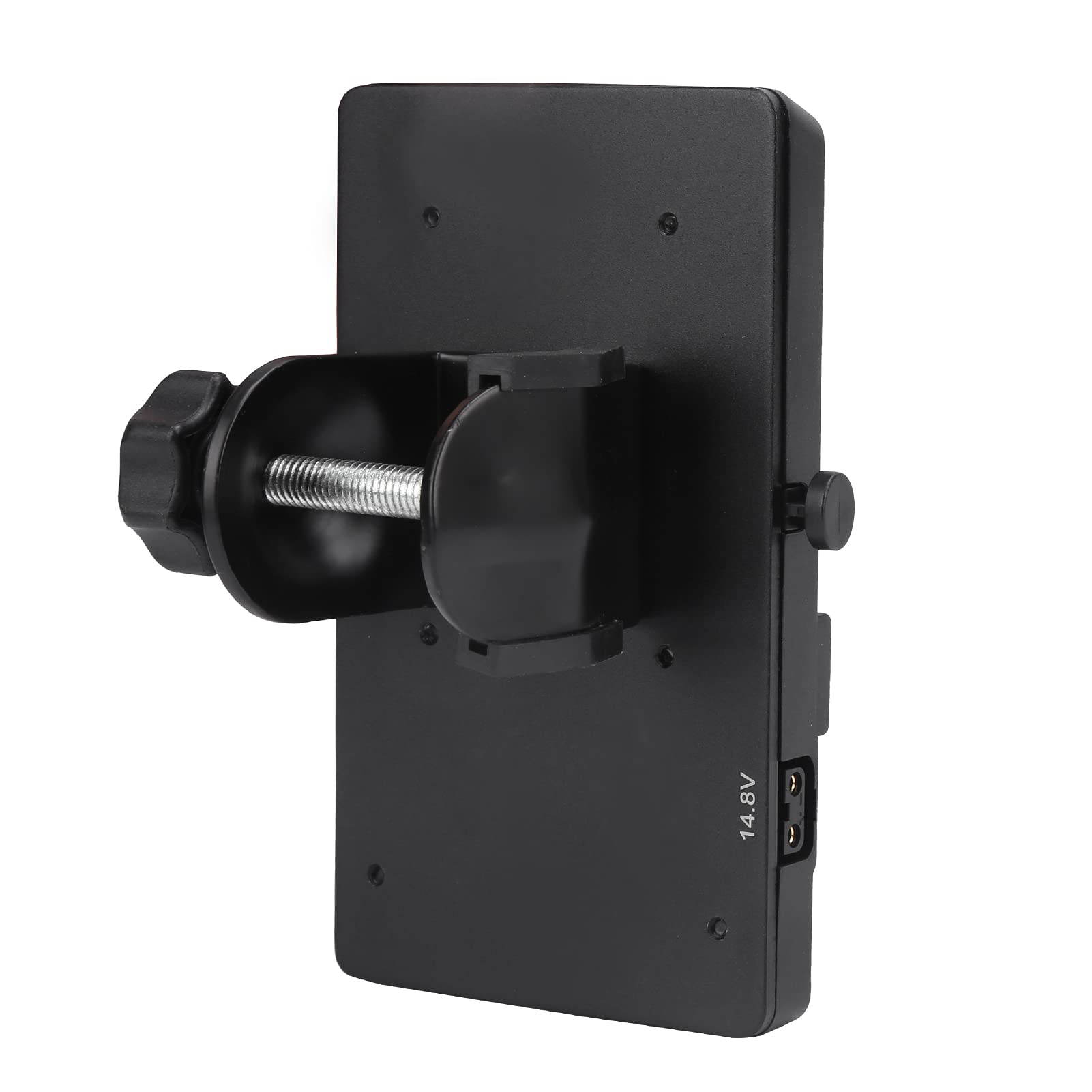 Adattatore Durevole con Piastra Batteria V‑Lock con Uscita D-Tap per Apparecchiature Fotografiche con Attacco V, Lega di Alluminio, Design Compatto, 1 unità