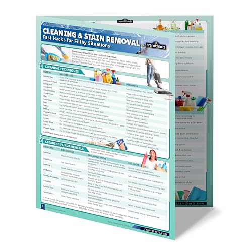 Cleaning & Stain Removal Guide – Expert Tips for Home Cleaning, Pet Stain Solutions, Odor Removal, DIY Cleaner Recipes, Safe Techniques for Carpet, Fabric, Upholstery & Hard Surfaces | by Cramcharts