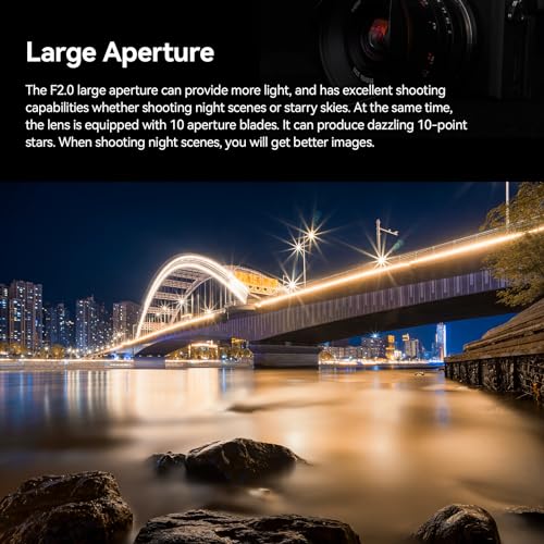 Image of Brightin Star Prime Lens for Canon EF-M Mount Mirrorless Cameras (12 /2.0 APS-C)