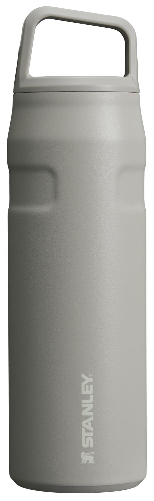 Stanley IceFlow Cap and Carry Water Bottle 24 oz | Wide Mouth Twist Lid | Lightweight and Leakproof for Travel and Sports | Insulated Stainless Steel | BPA-Free | Ash — image 1