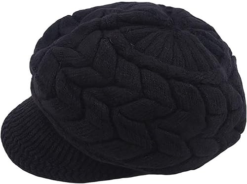 Miniatura 7 de Gorro de invierno para mujer gorro de punto gorro de punto gorro de nieve y esquí visera para mujeres y niñas