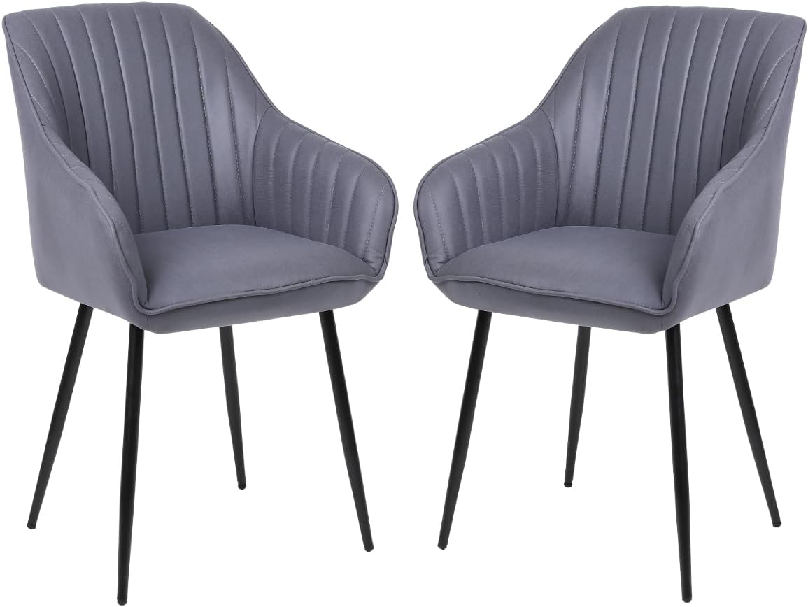 展示品 Ritzwell リッツウェル 本革×アイアン アームチェア 黒革